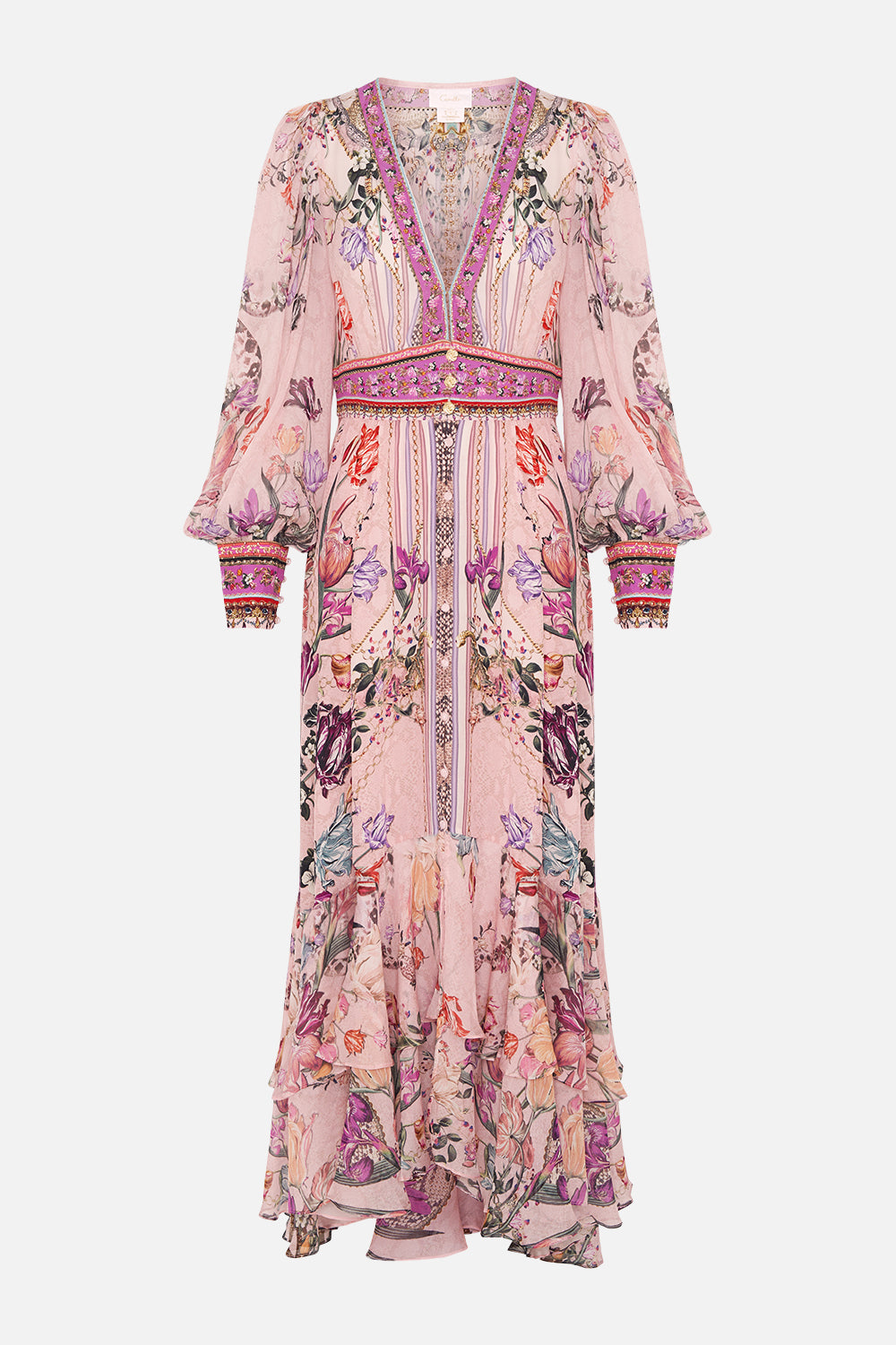 LONG BUTTON FRONT DRESS MAD AS A SNAKE