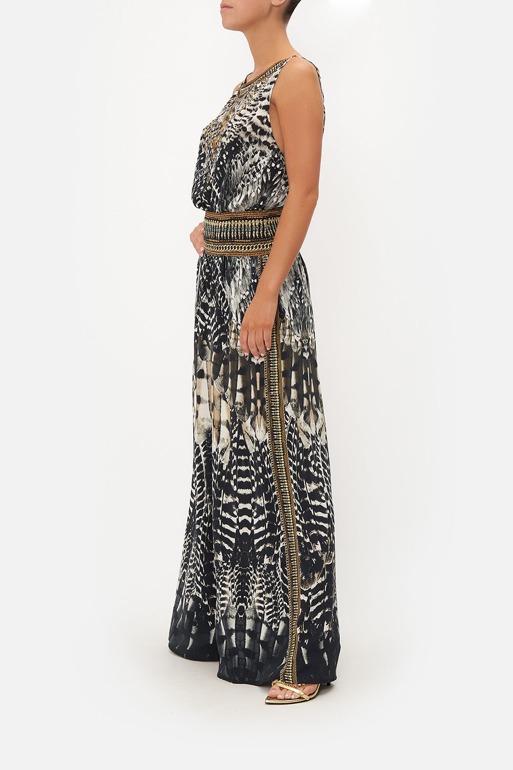 SHIRRED WAIST PANT NIGHT OWL