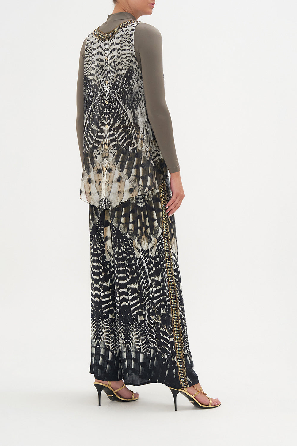 BUTTON BACK TOP NIGHT OWL