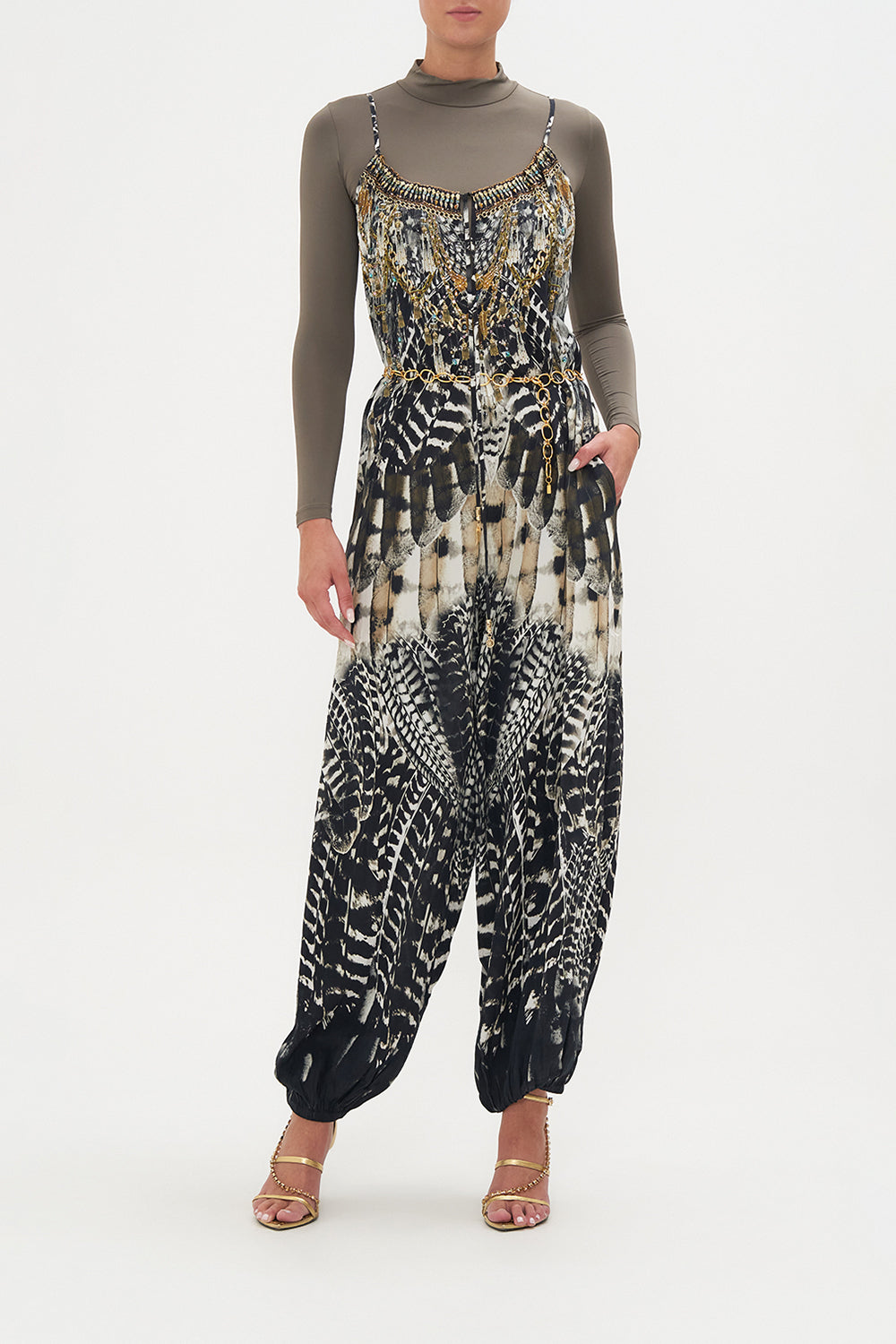 BALLOON JUMPSUIT NIGHT OWL