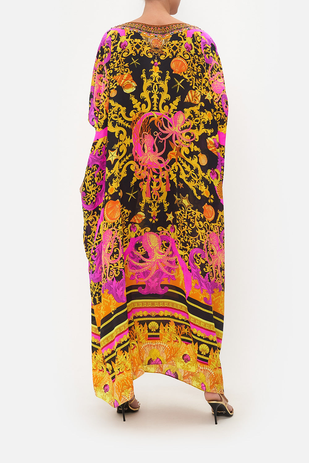 ROUND NECK KAFTAN OCTOPIA