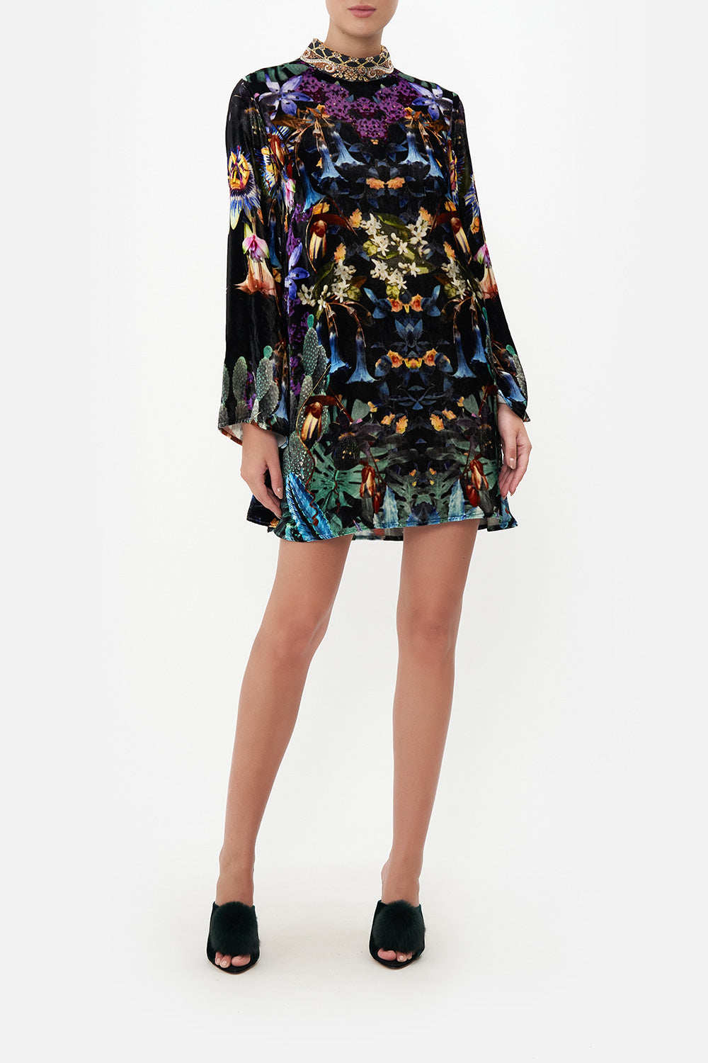 LONG SLEEVE SWING DRESS HYPNOTISE ME