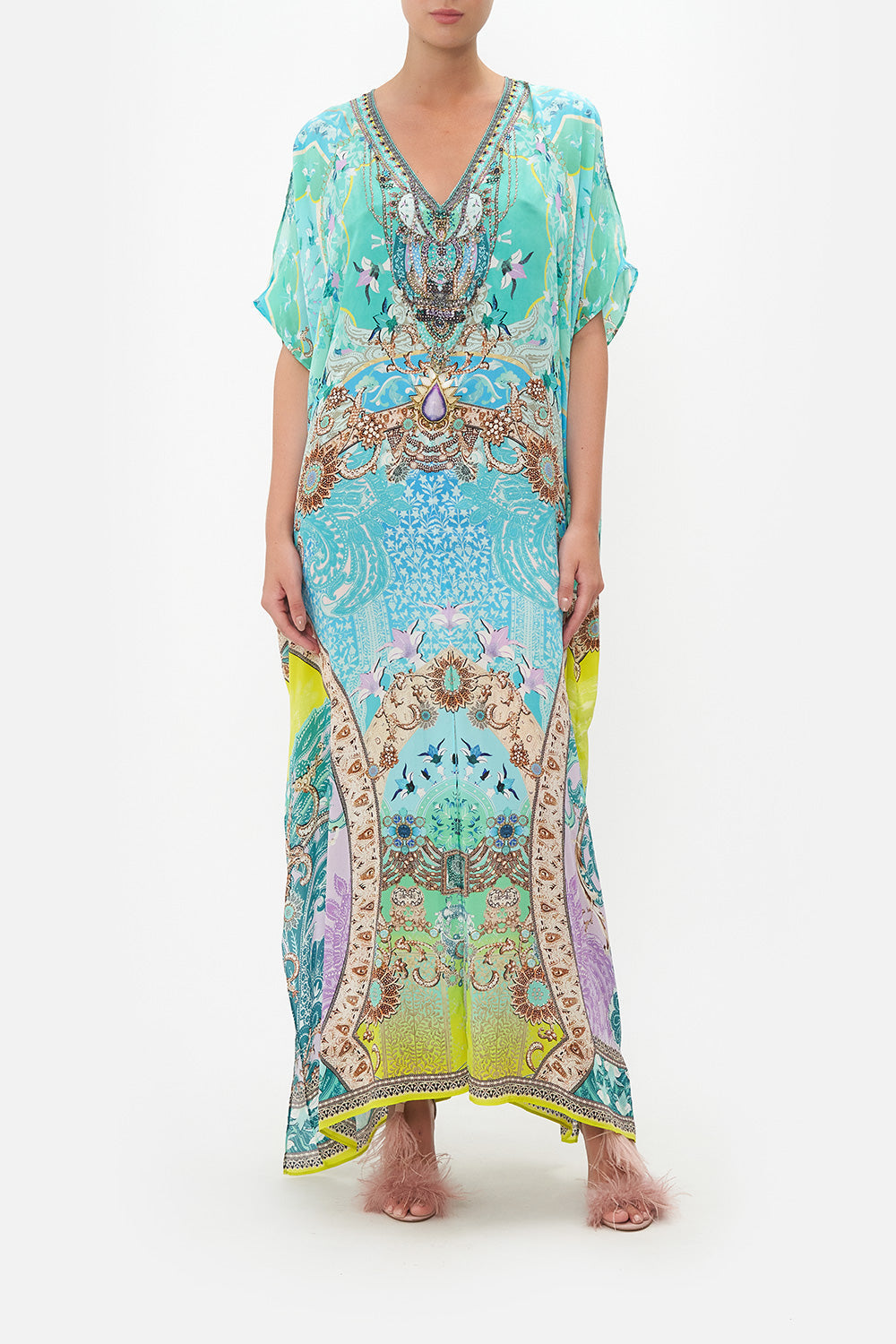 SLIM FIT KAFTAN WITH SPLIT TURN BACK TIME