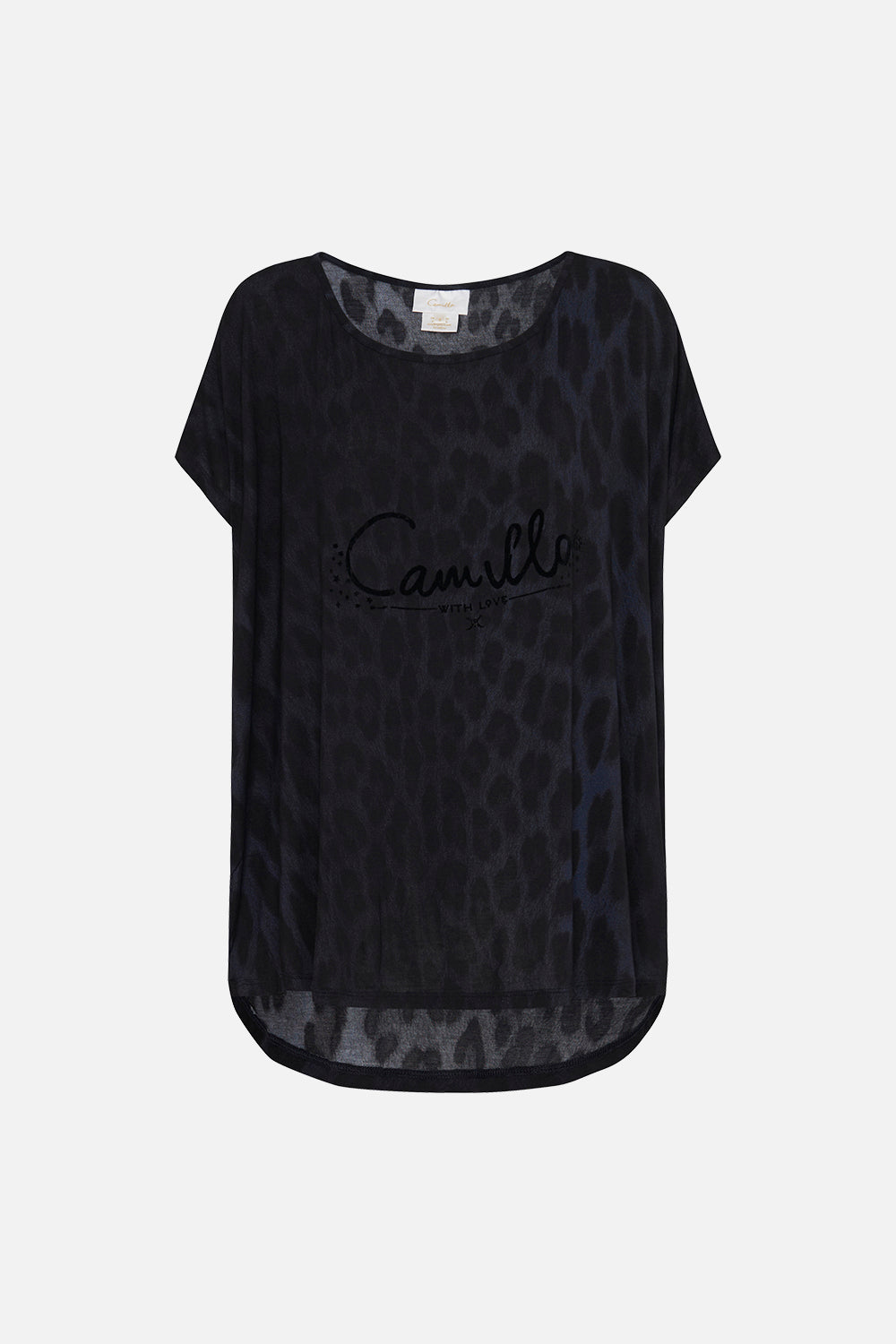 LOOSE FIT TEE SHES A CRAZY CAT