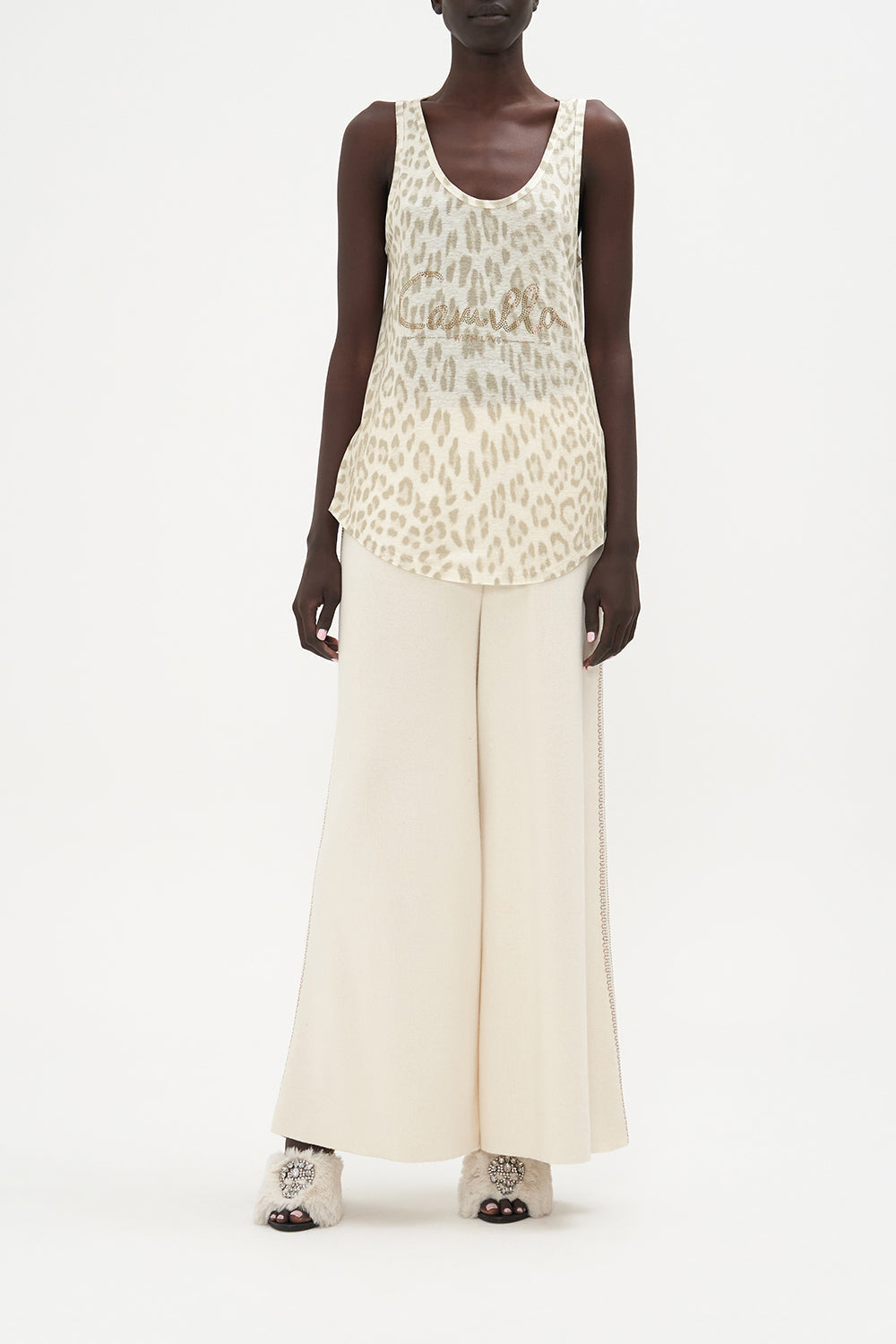 SCOOP NECK TANK CAT NAP