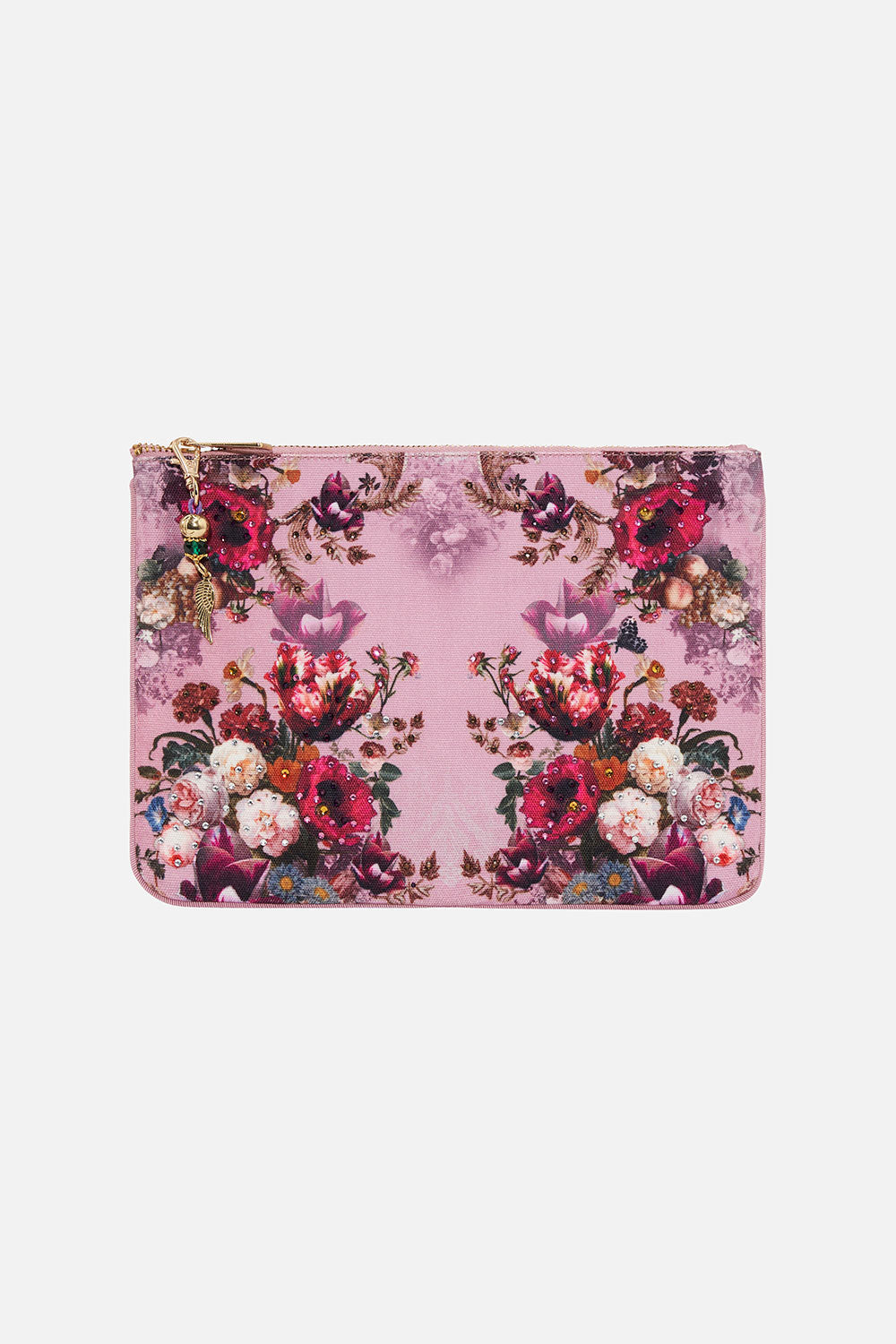 SMALL CANVAS CLUTCH GYPSY ROSE