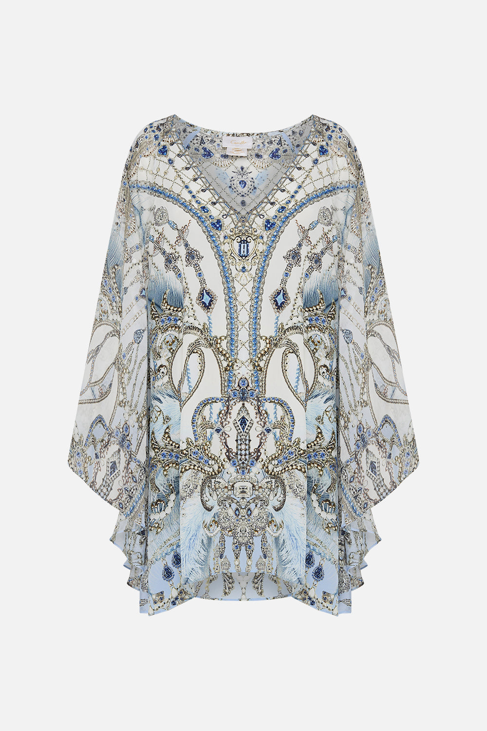 RAGLAN SLEEVE FLARED KAFTAN MOON AND BACK