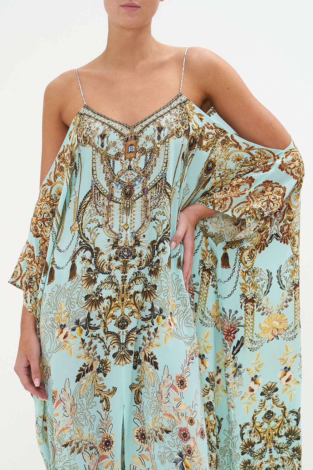 SHOESTRING STRAP KAFTAN ADIEU YESTERDAY