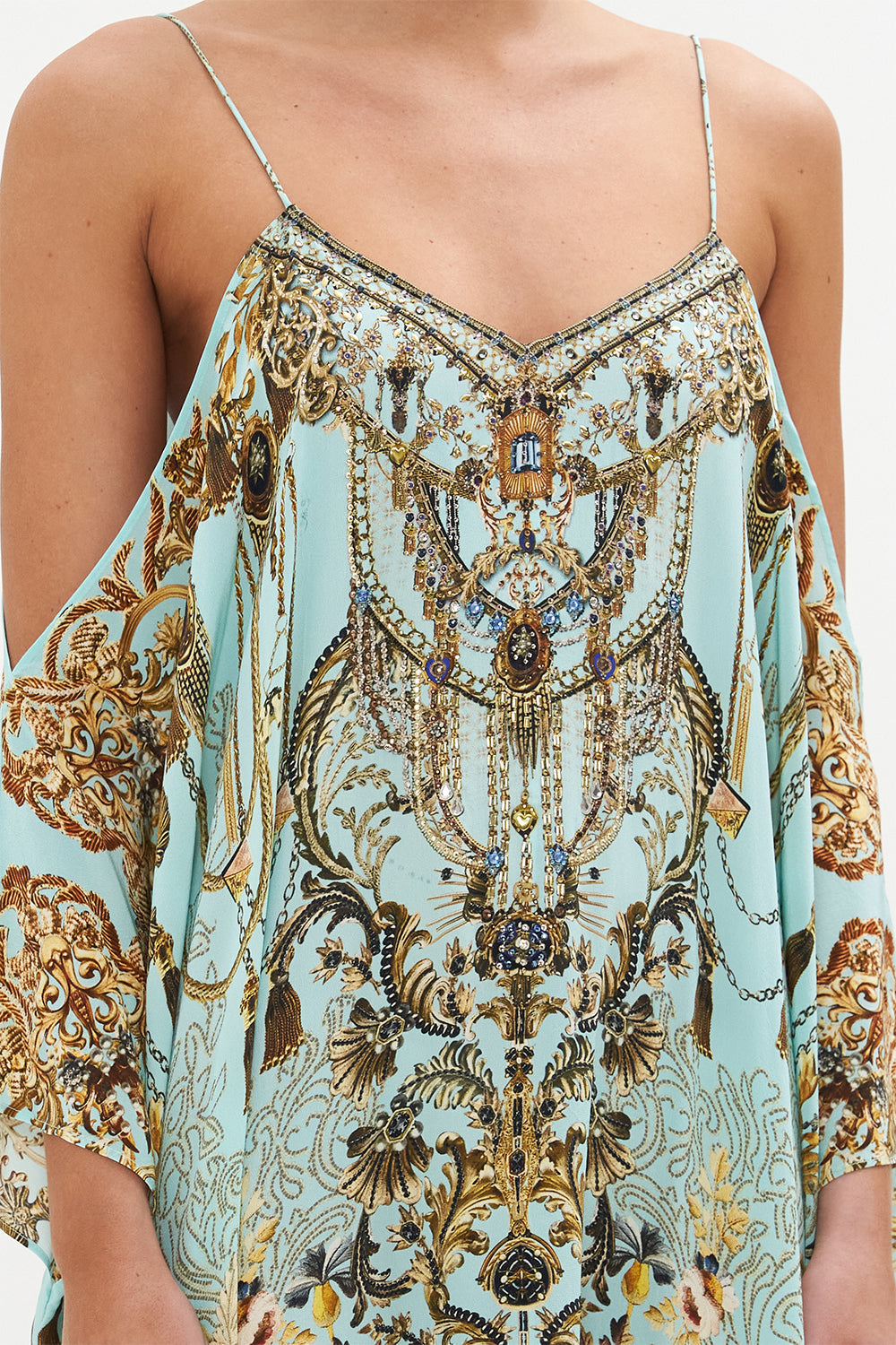 SHOESTRING STRAP KAFTAN ADIEU YESTERDAY