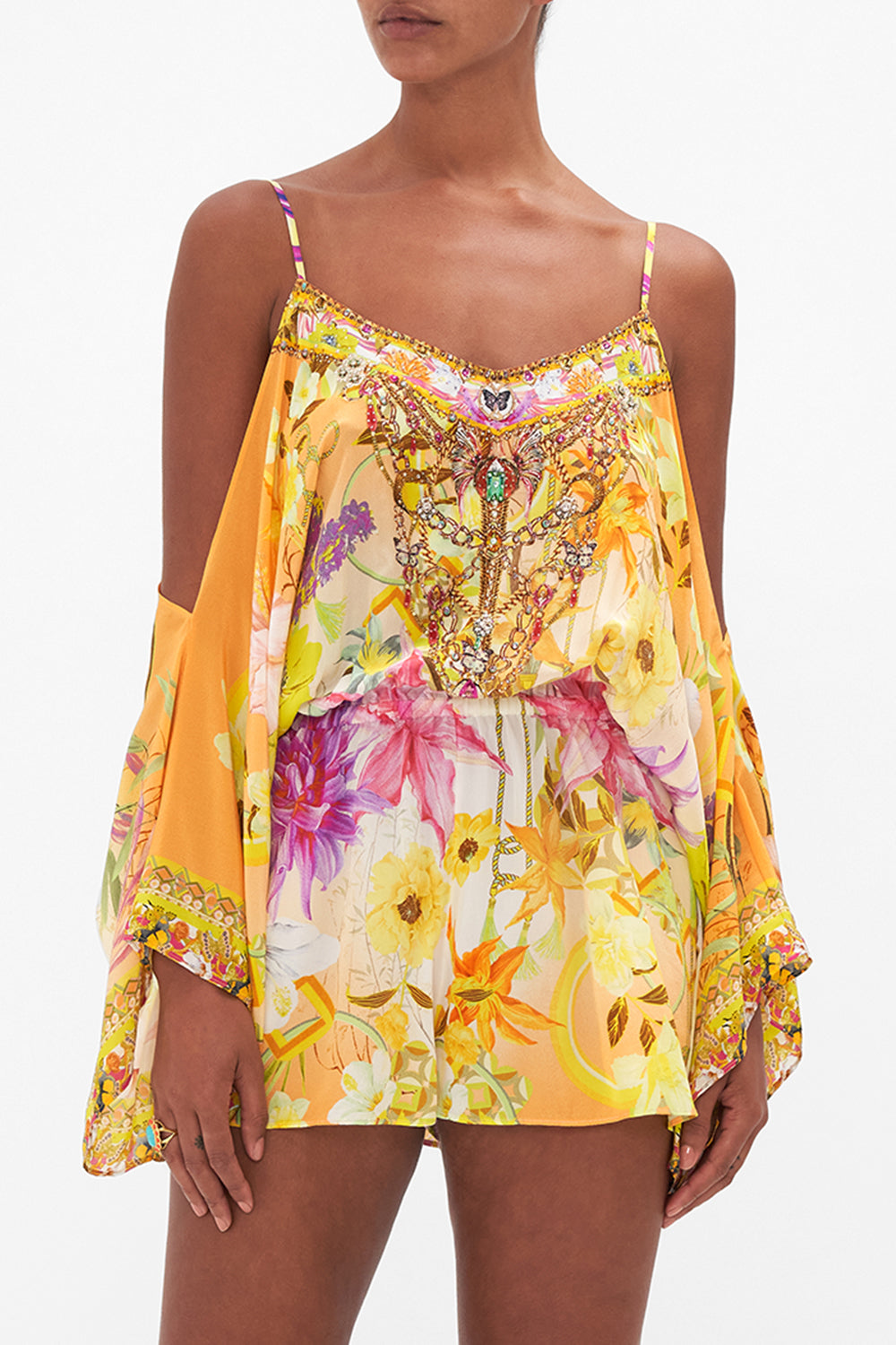 DROP SHOULDER PLAYSUIT HOW DOES YOUR GARDEN GROW