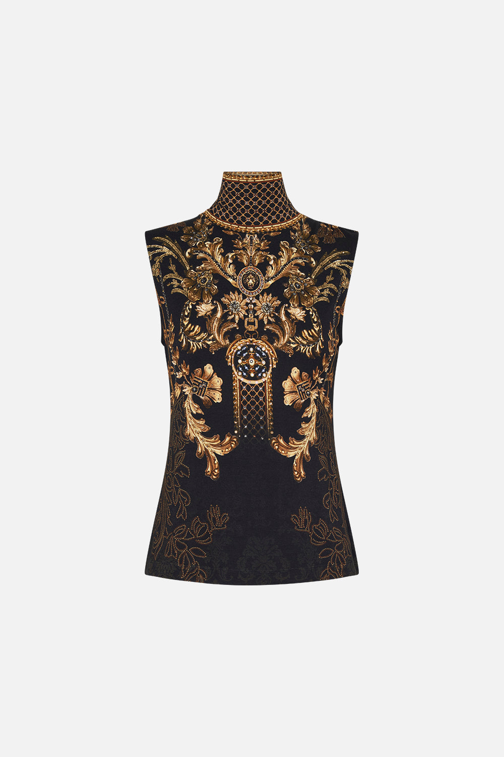 SLEEVELESS TURTLENECK THE NIGHT IS NOIR