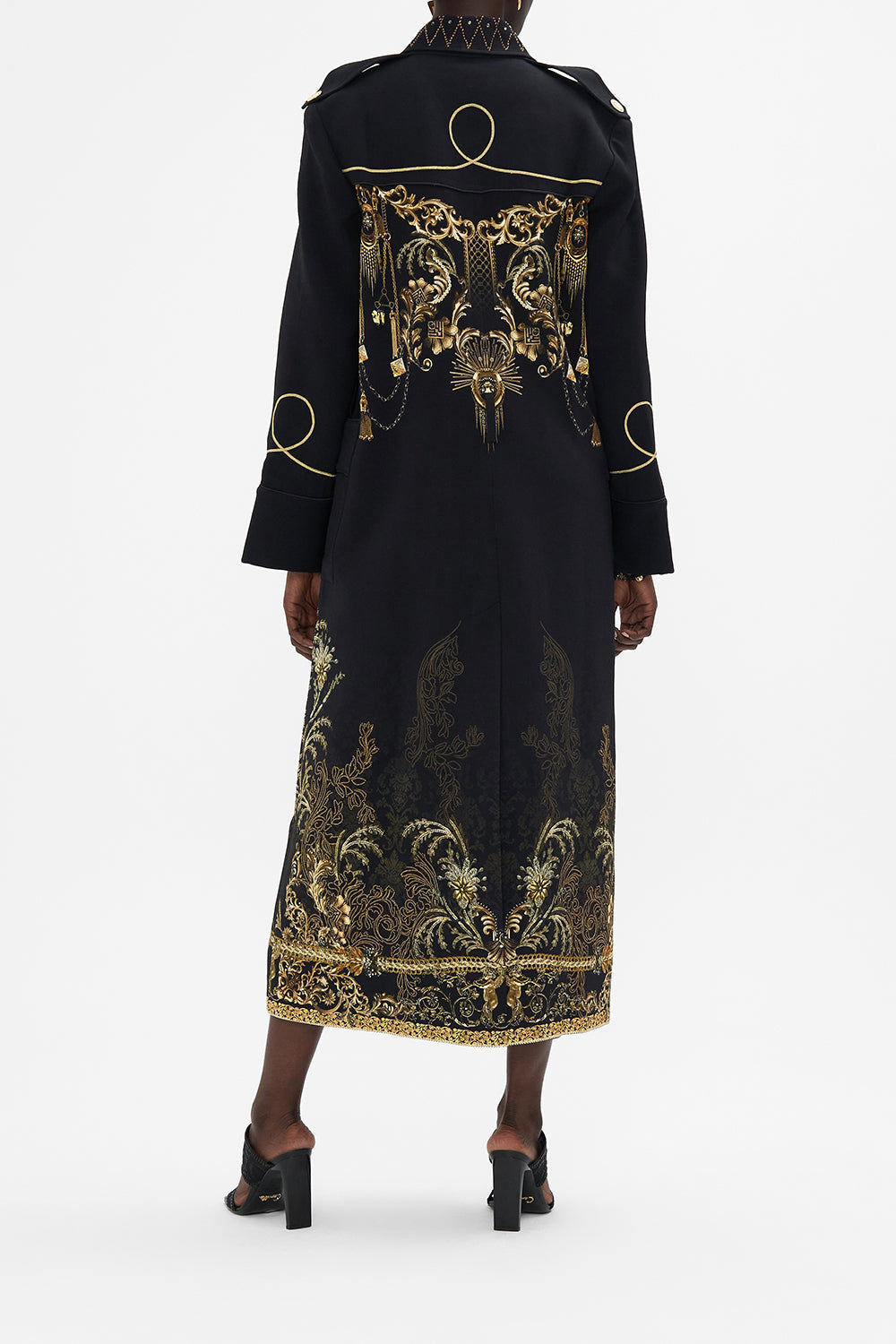 LONG MILITARY COAT THE NIGHT IS NOIR