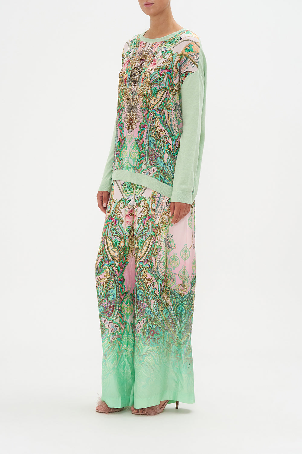 LONG SLEEVE JUMPER WITH PRINT FRONT LOST CITY