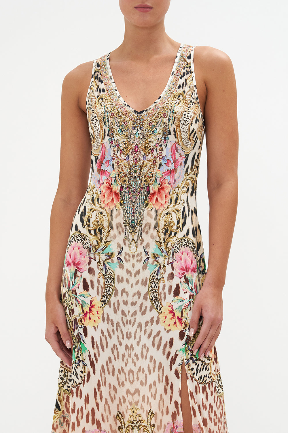 BIAS CUT TANK DRESS QUEEN ATLANTIS