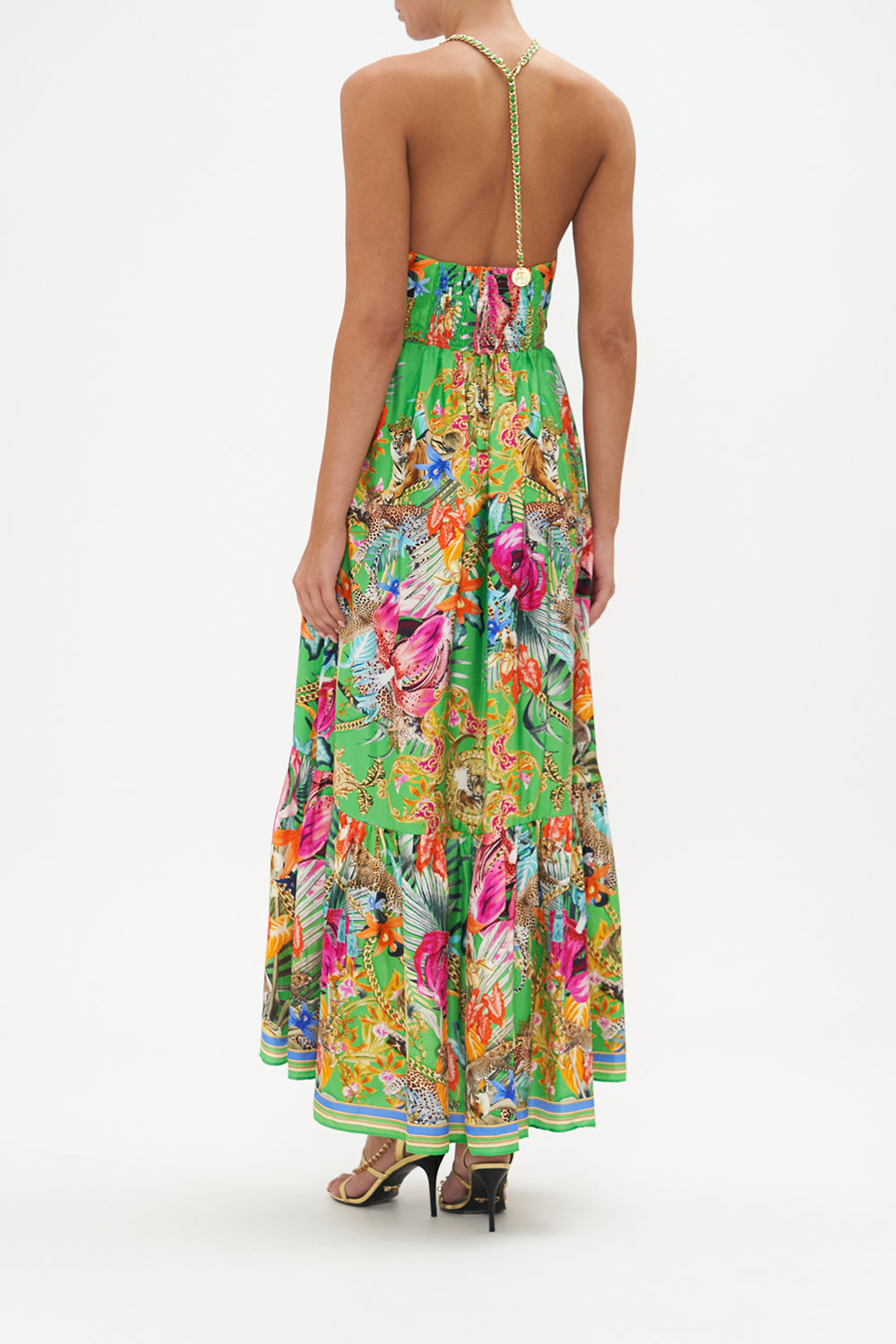 GATHERED V FRONT DRESS CURIOUS AND CURIOUSER