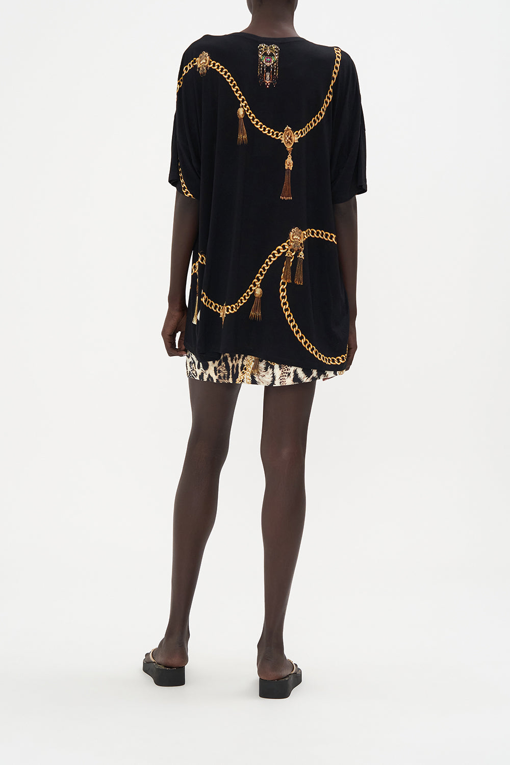 RELAXED FIT DROP SHOULDER TEE ROLE CALL