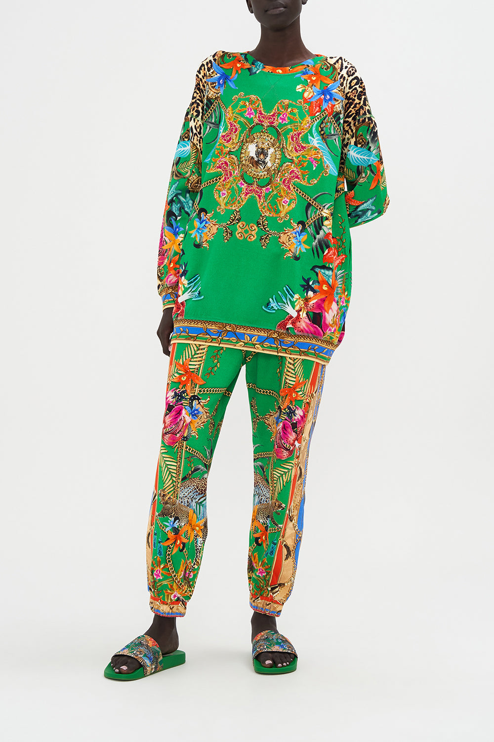 Oversized Sweater Curious And Curiouser print by CAMILLA