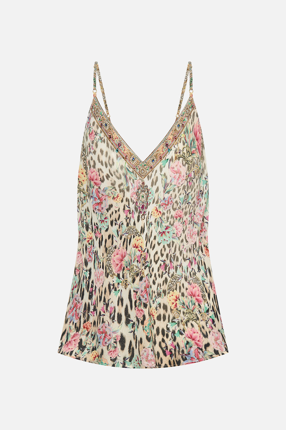 V-NECK BIAS CAMI QUEEN ATLANTIS