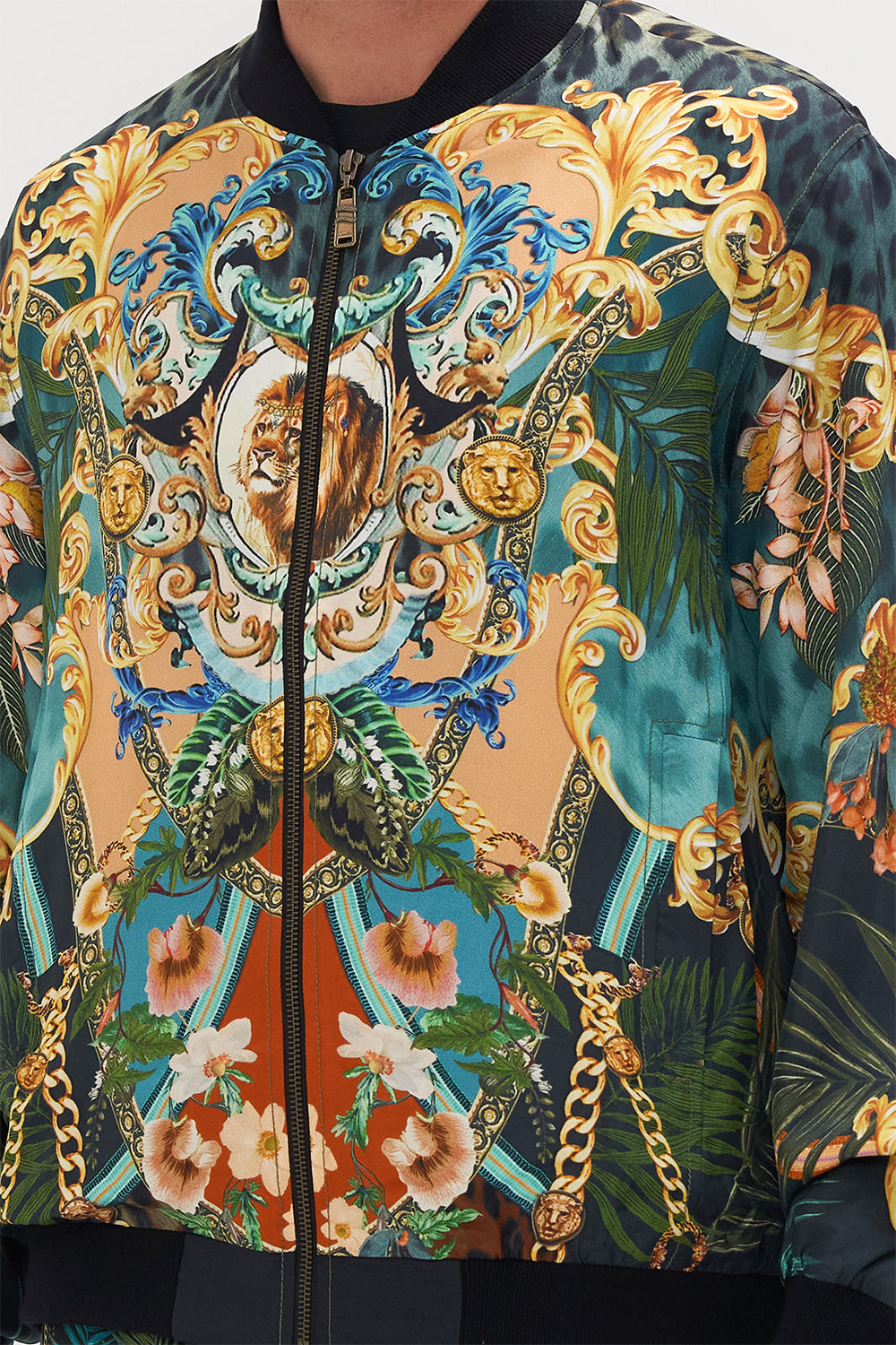 ZIP THROUGH BOMBER JACKET FEARLESS FELIS