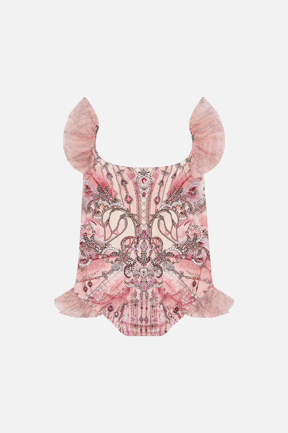 KIDS TULLE FRILL BODYSUIT 4-10 STARSHIP SISTAS