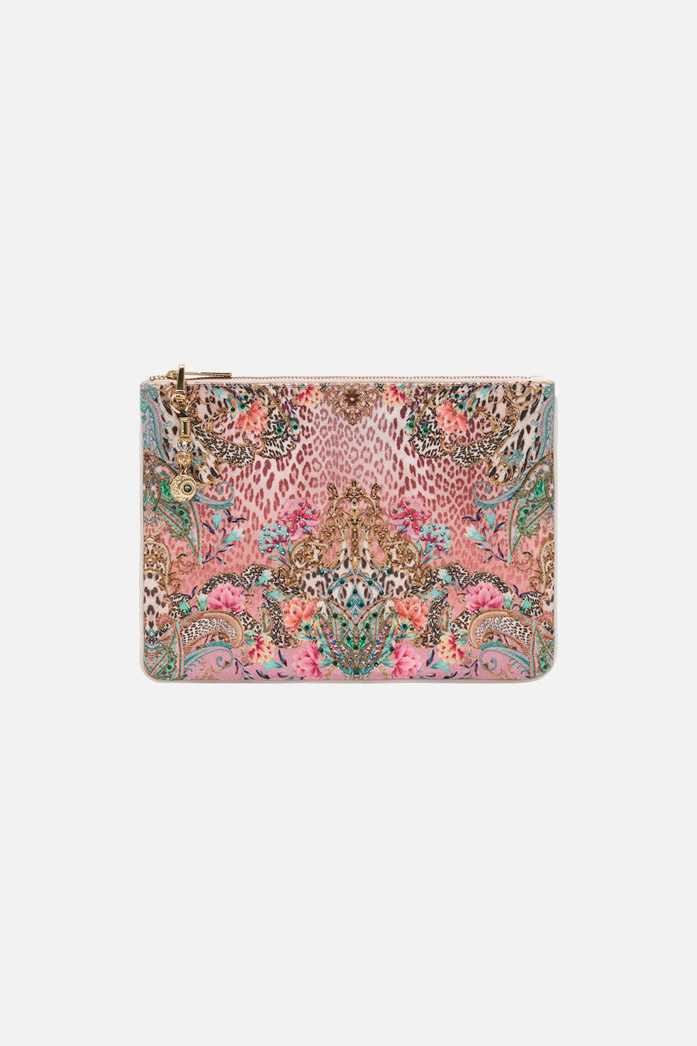 Small Canvas Clutch Queen Atlantis print by CAMILLA
