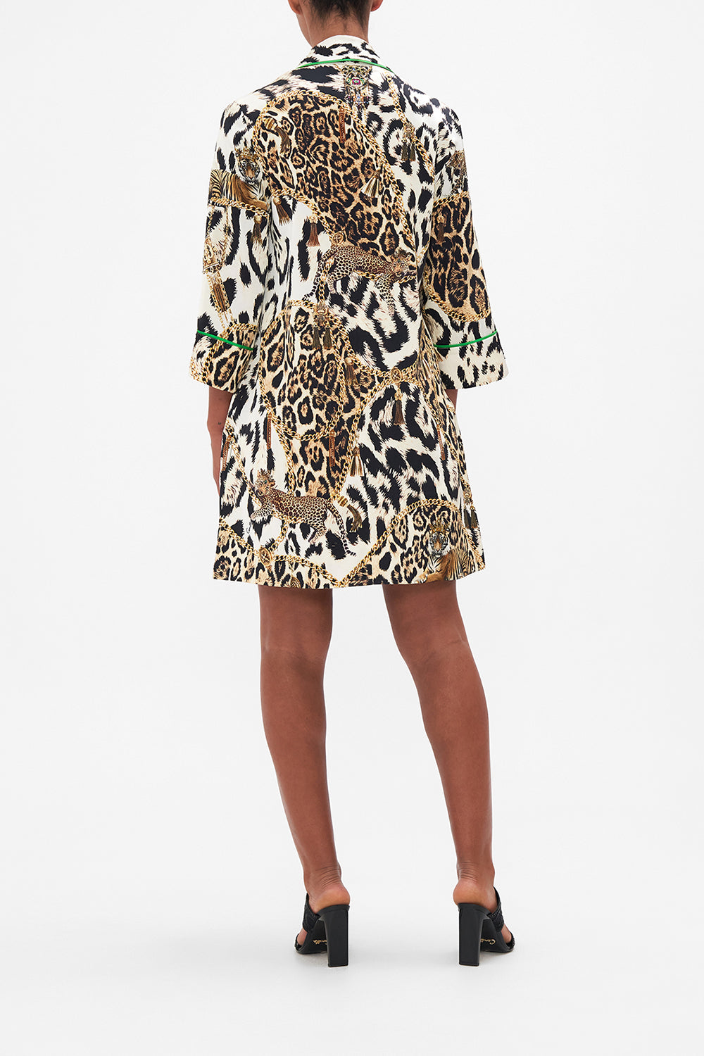 ROLL COLLAR PAJAMA JACKET ROLE CALL