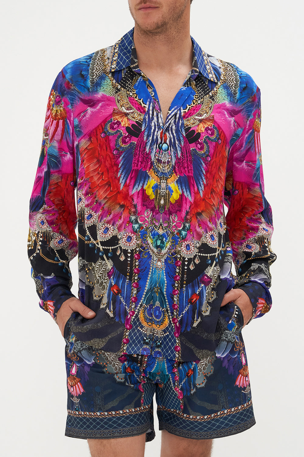 COLLARED LONG SLEEVE SHIRT DANCING WITH DESTINY