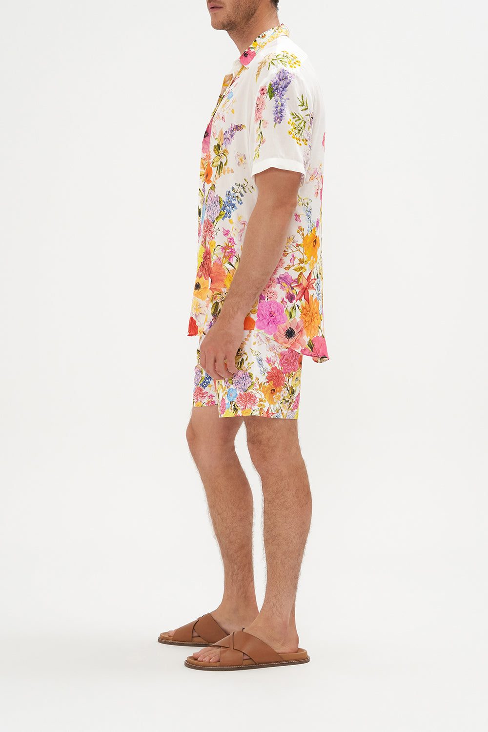 SHORT SLEEVE BUTTON THROUGH SHIRT SUNLIGHT SYMPHONY