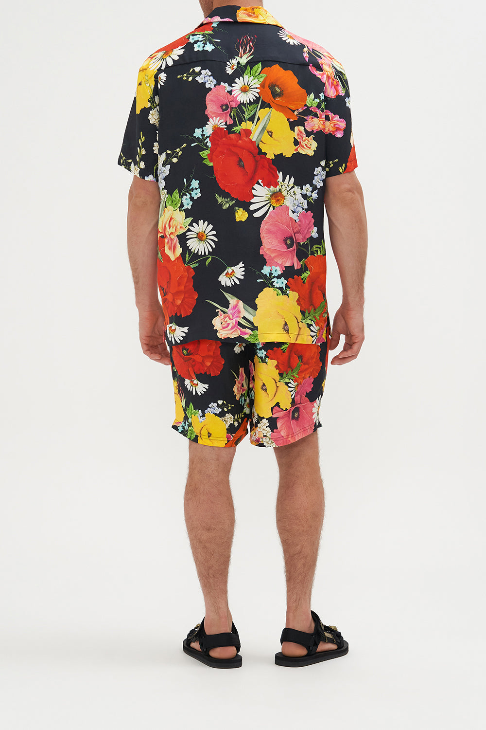 SHORT SLEEVE CAMP COLLARED SHIRT DIVINE DIVINITY