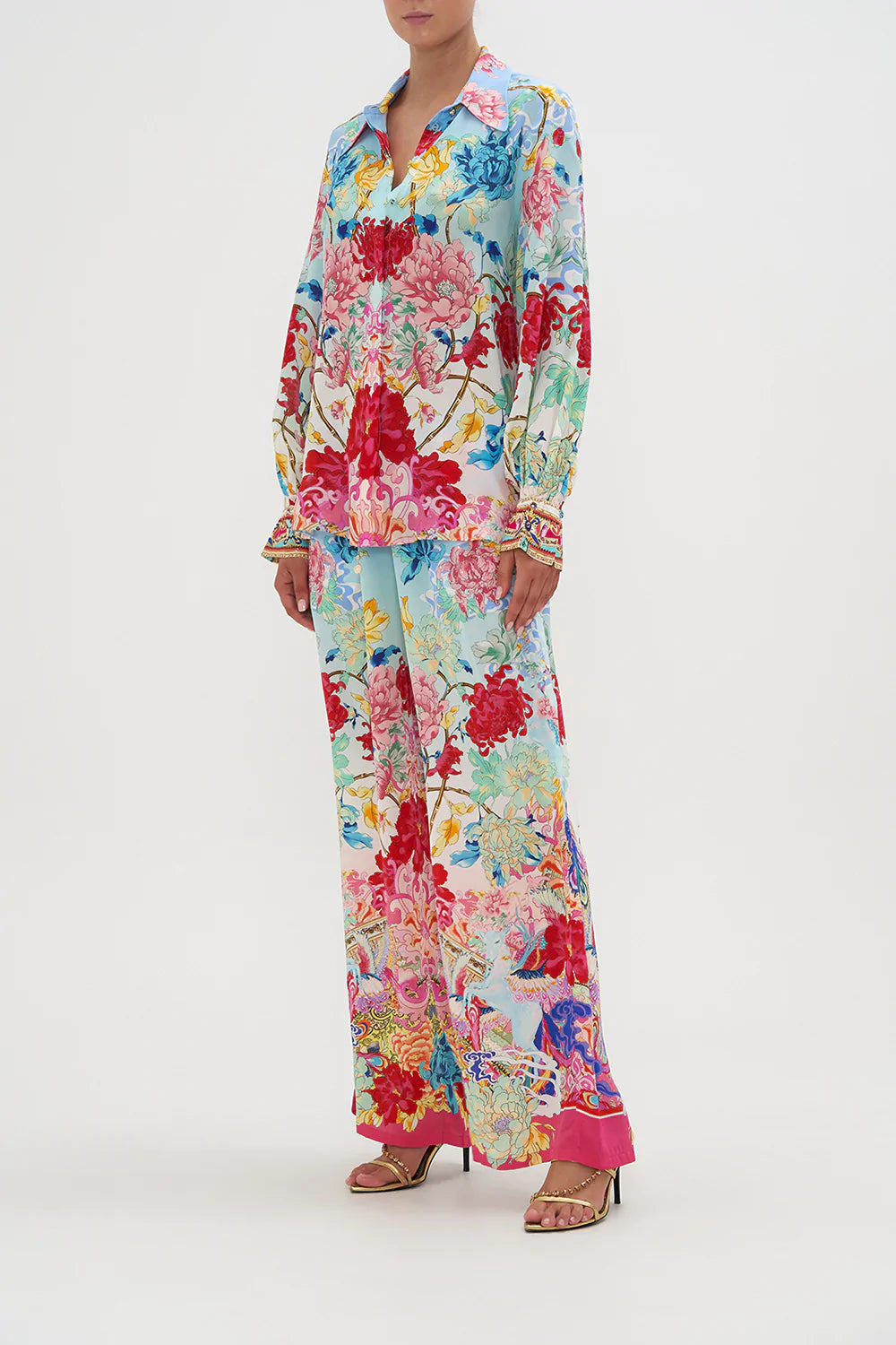 CURVED COLLAR BLOUSE GO STAG