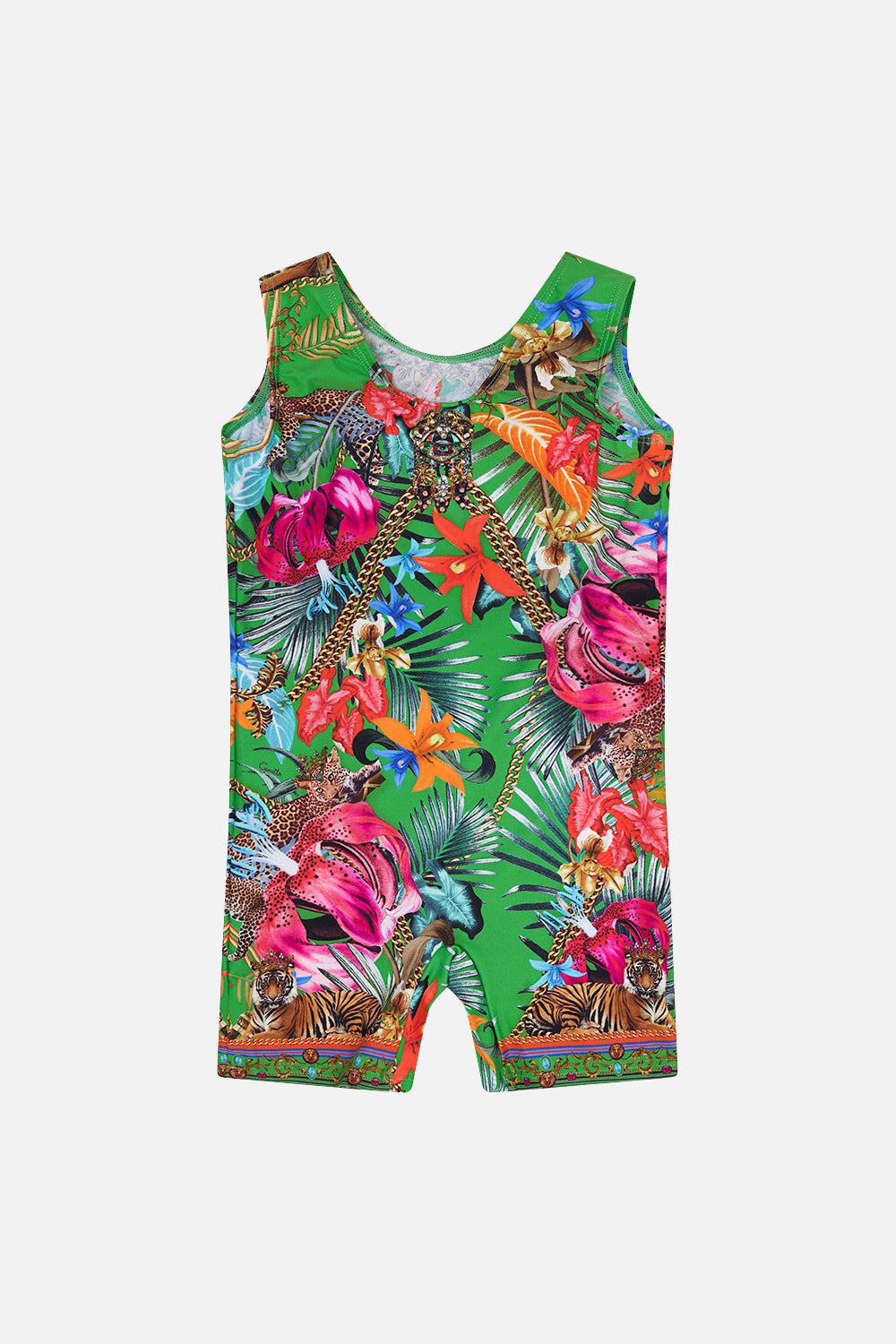 KIDS SHORT LEG CATSUIT 4-10 CURIOUS AND CURIOUSER