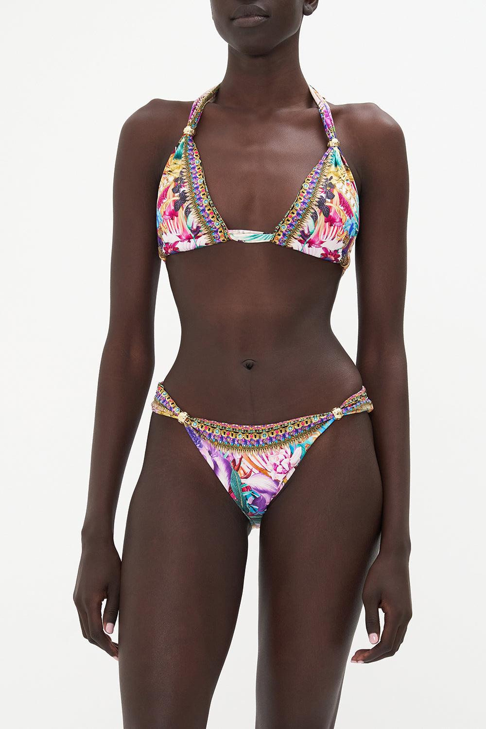 SOFT TIE BIKINI WITH TRIM MERRY GO ROUND