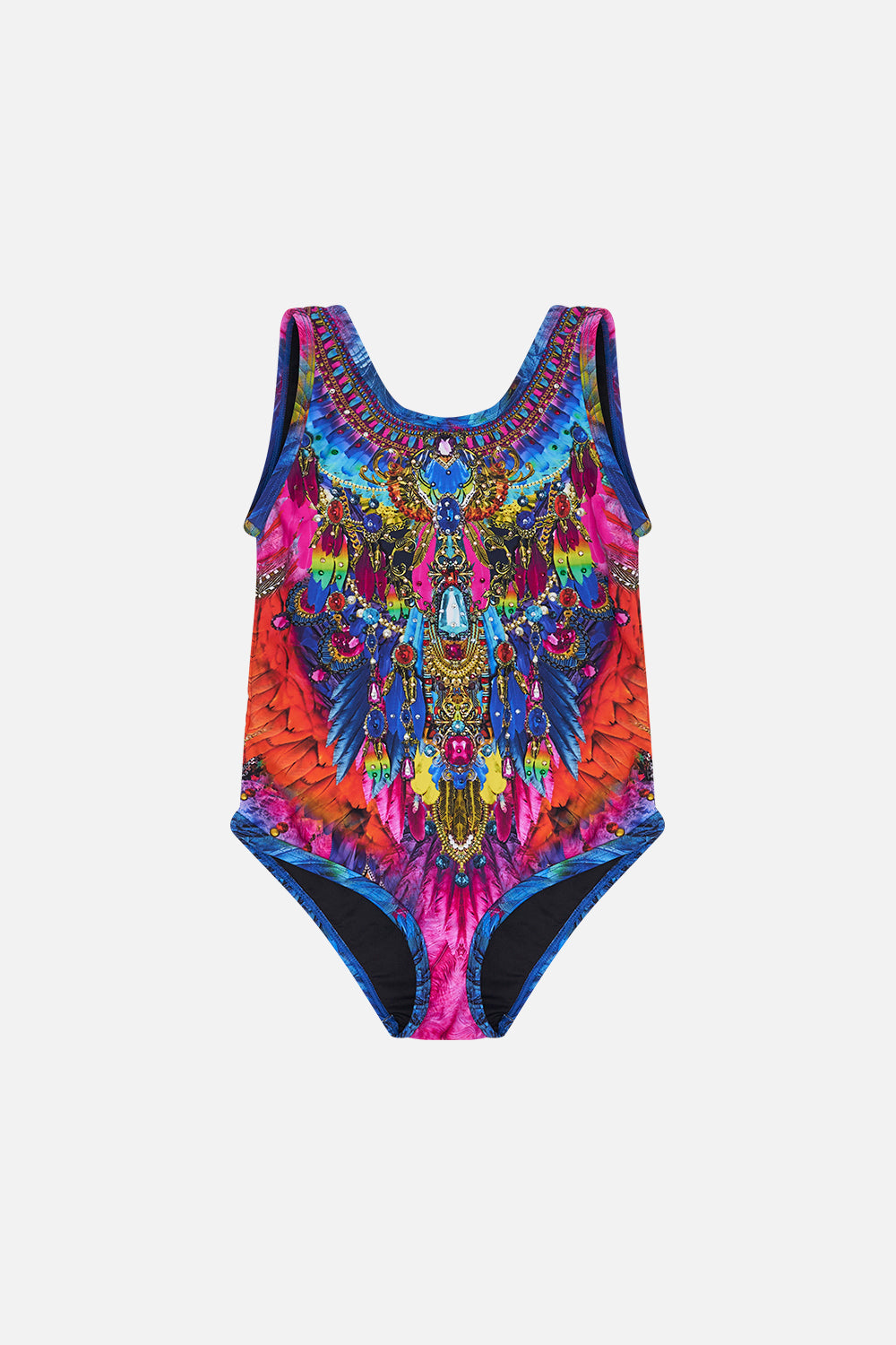 Kids Swim One Piece 12-14 Dancing With Destiny print by CAMILLA