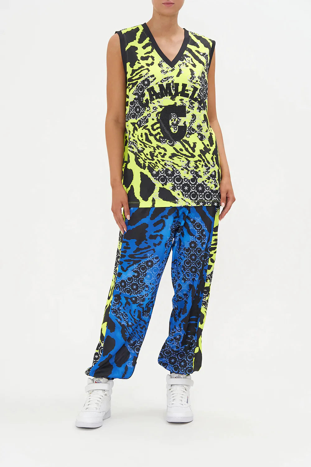 Active Basketball Top Kat Kingdom print by CAMILLA