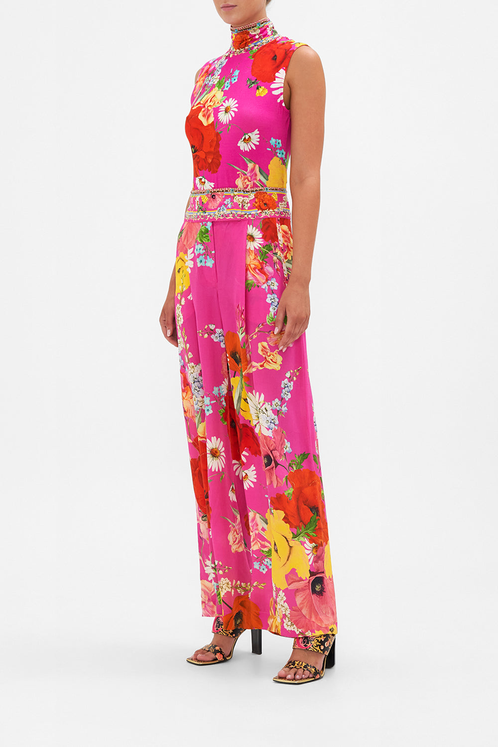 WIDE LEG PANT WITH BUTTONS RAINBOW BODY