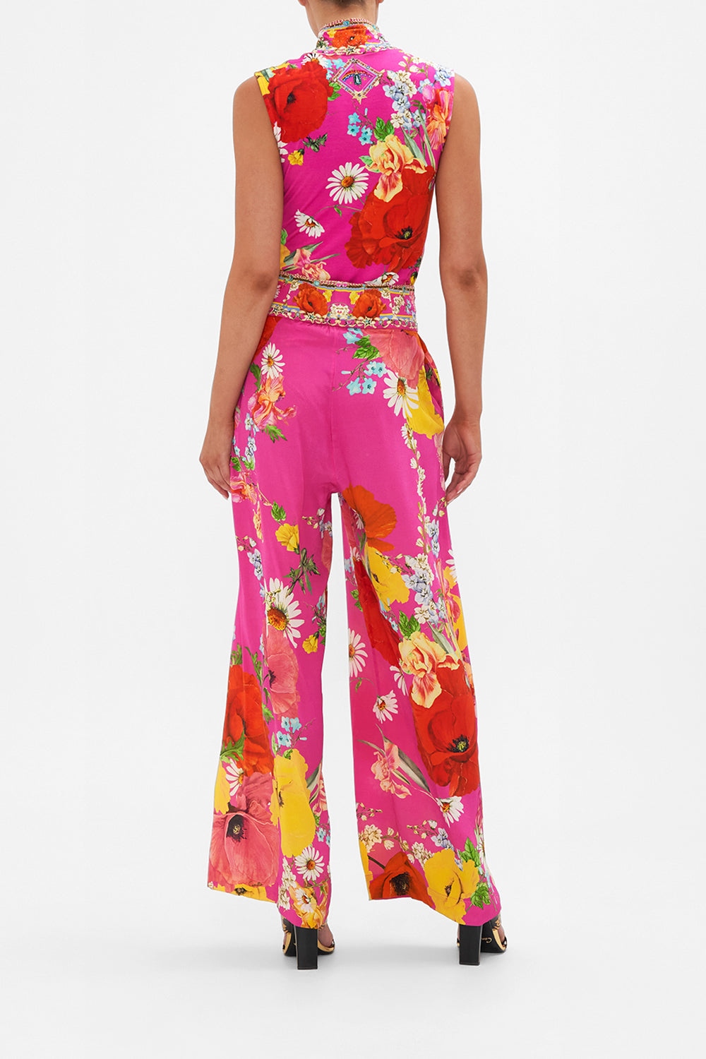 WIDE LEG PANT WITH BUTTONS RAINBOW BODY