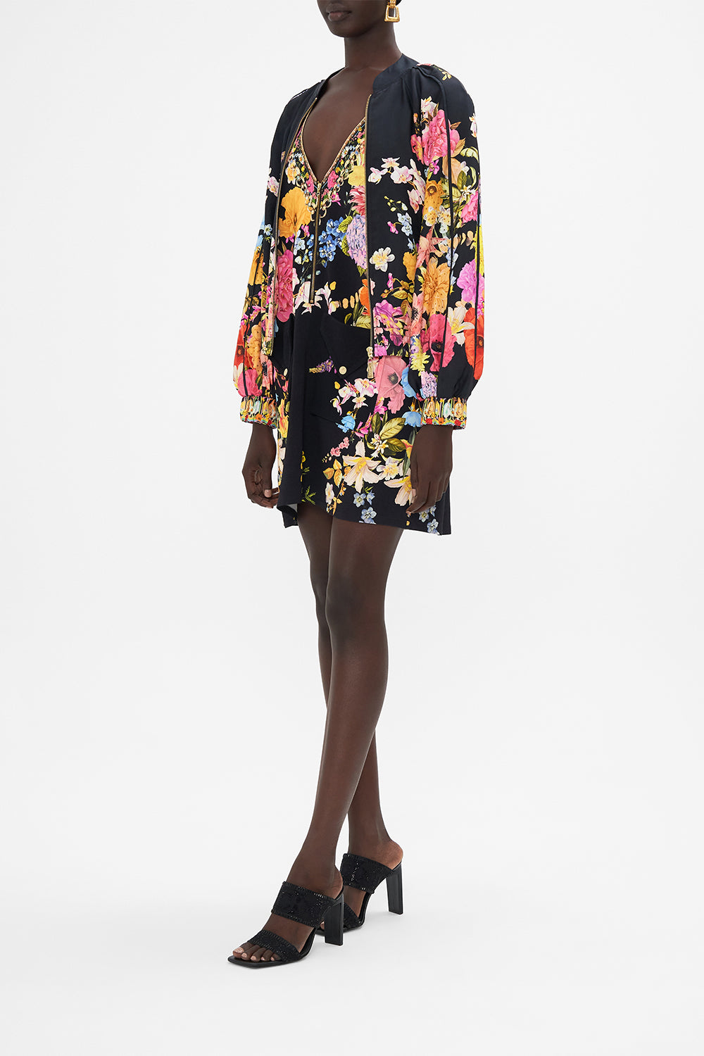 PANELLED SLEEVE BLOUSON BOMBER DIVINE DIVINITY