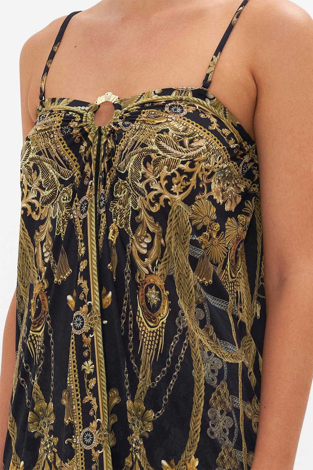 RING TRIM LONG SARONG THE NIGHT IS NOIR