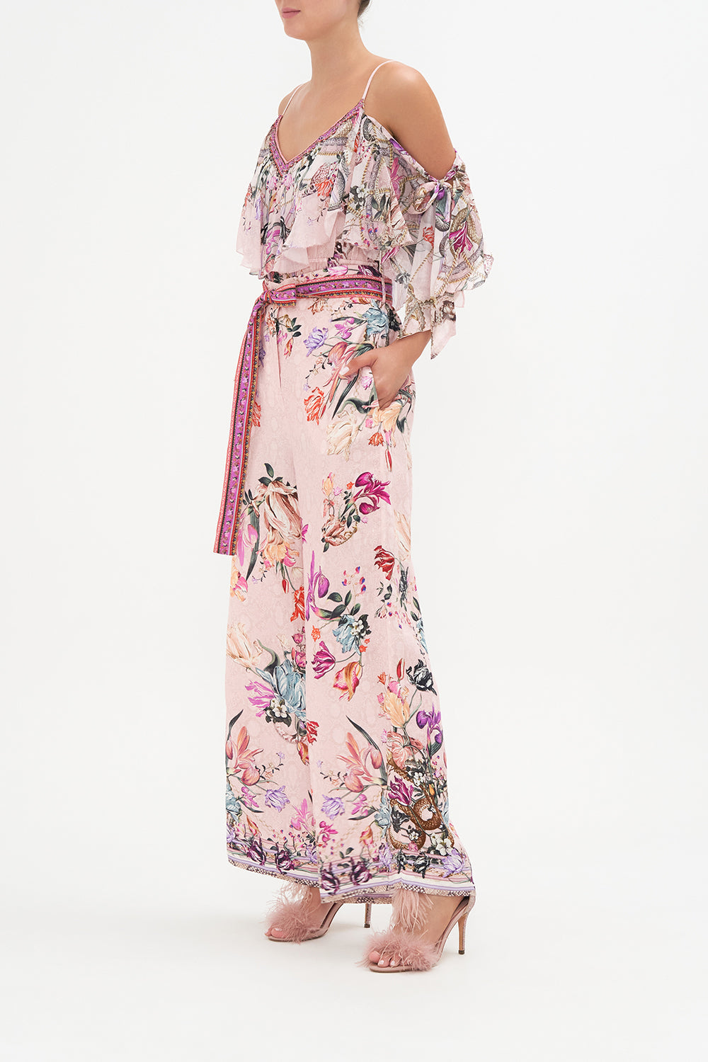 PAPERBAG WAIST WIDE LEG PANT MAD AS A SNAKE