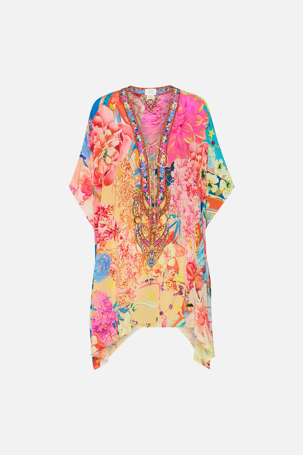 SHORT LACE UP KAFTAN MEET ME IN THE GARDEN