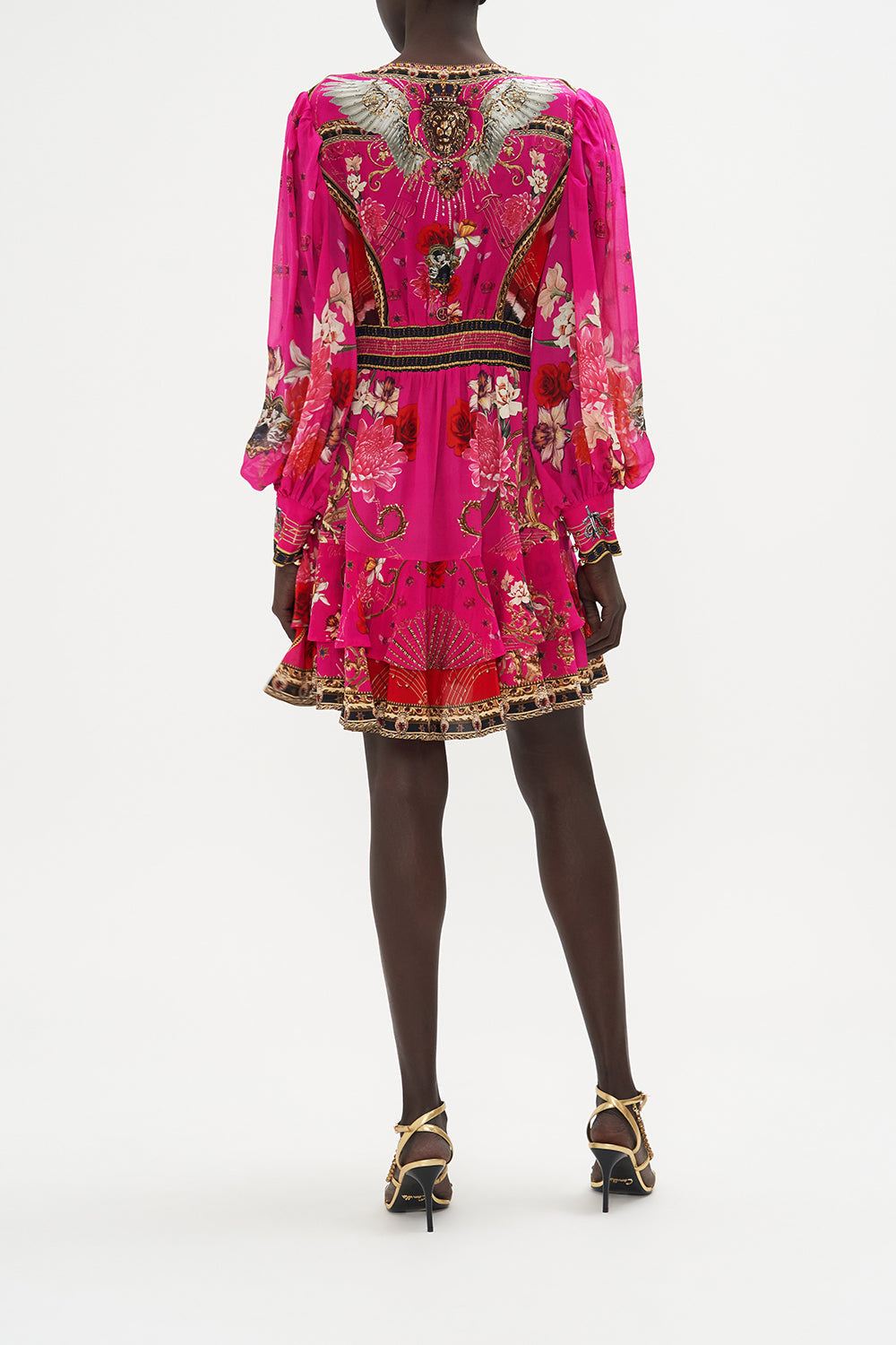 BUTTON FRONT FRILL DRESS WHAT HAPPENS ON TOUR