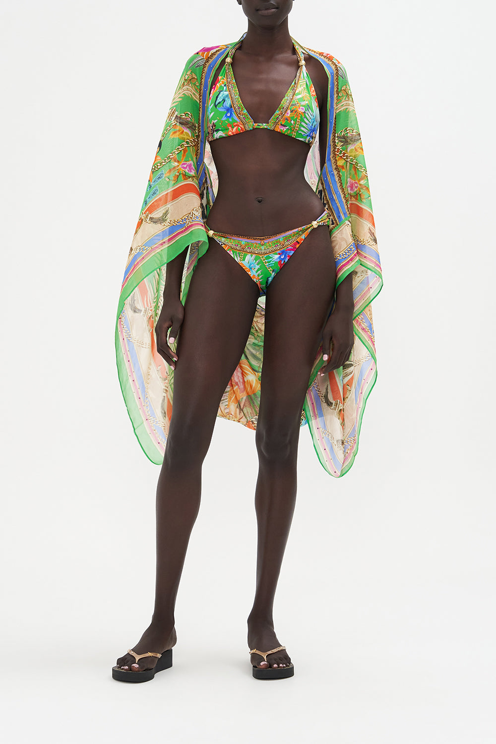 Silk Shrug Curious And Curiouser print by CAMILLA