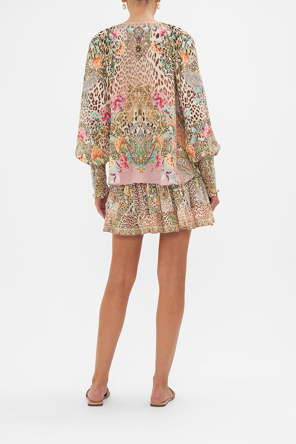 SHIRRED CUFF BLOUSE QUEEN ATLANTIS