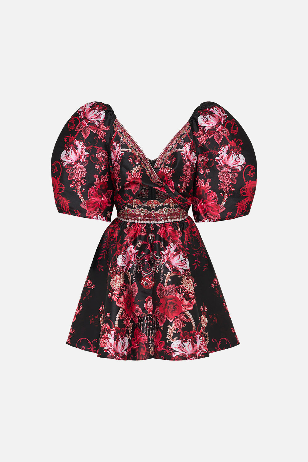 PUFF SLEEVE MINI DRESS SISTERHOOD OF THE ROSE