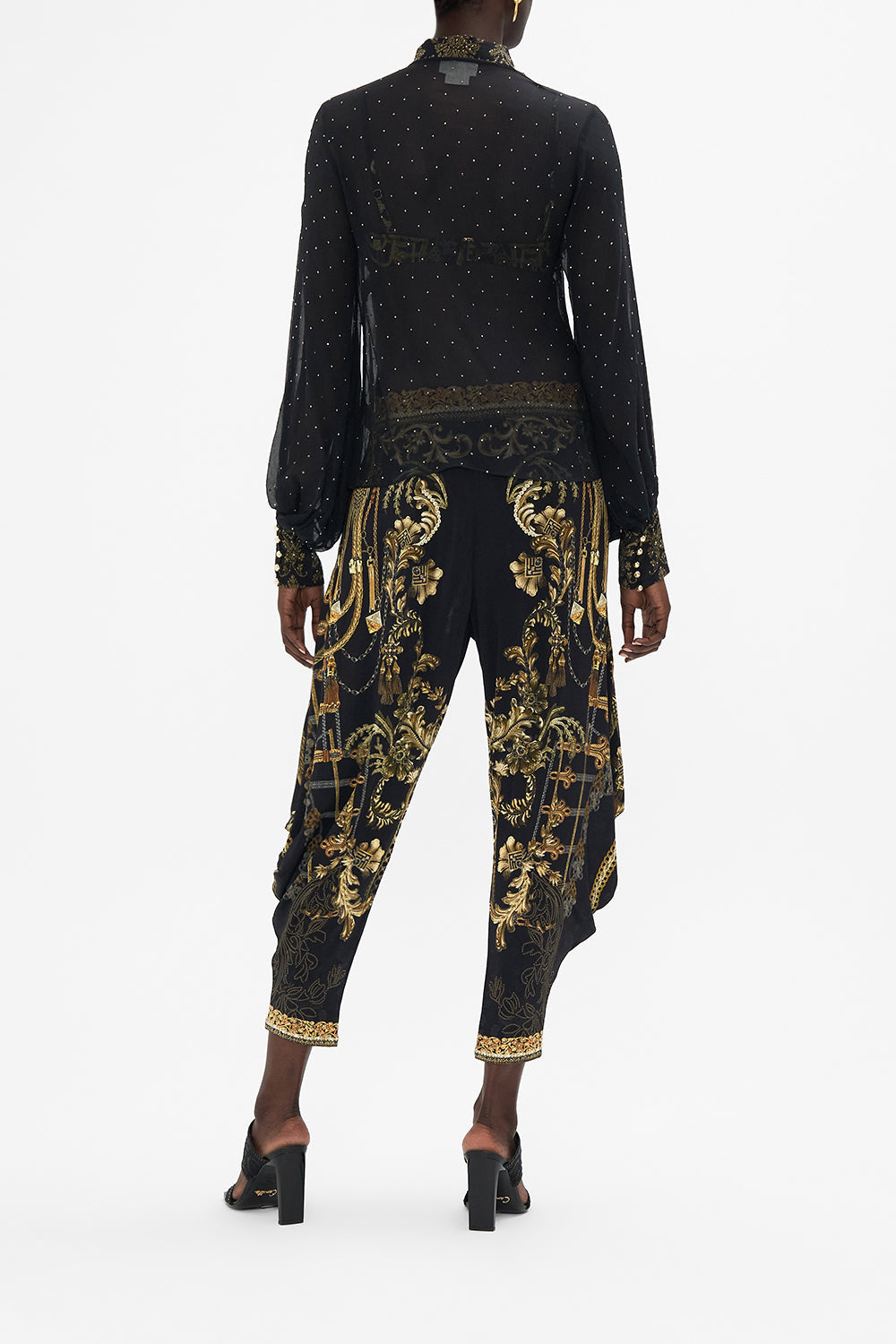 SPLIT SLEEVE BLOUSE THE NIGHT IS NOIR