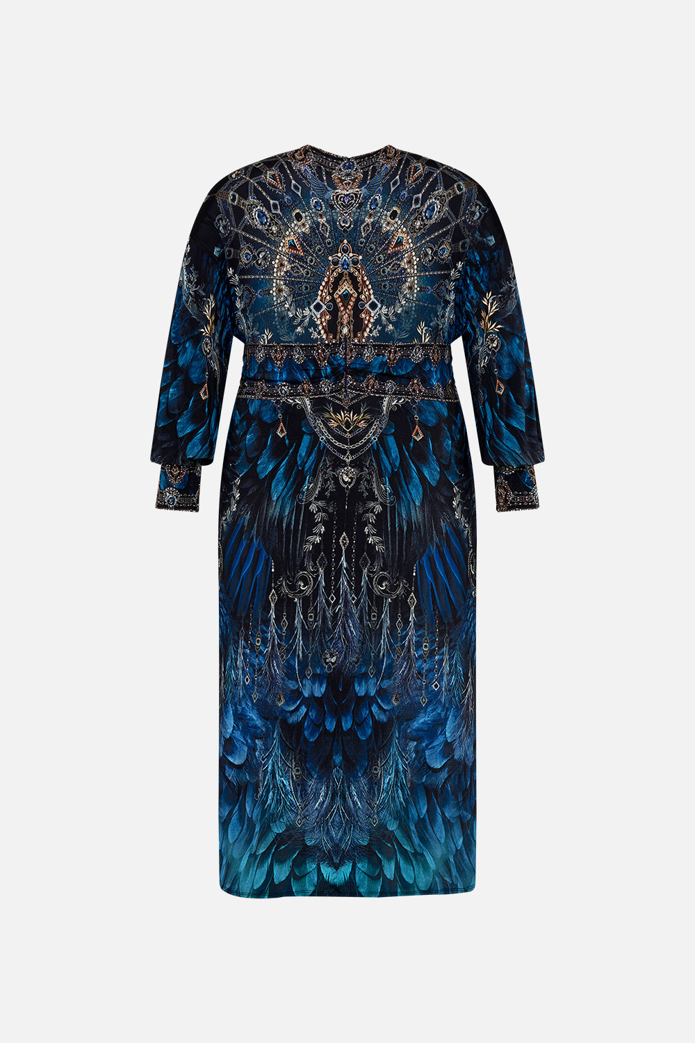 BELTED JERSEY DRESS GROUND CONTROL