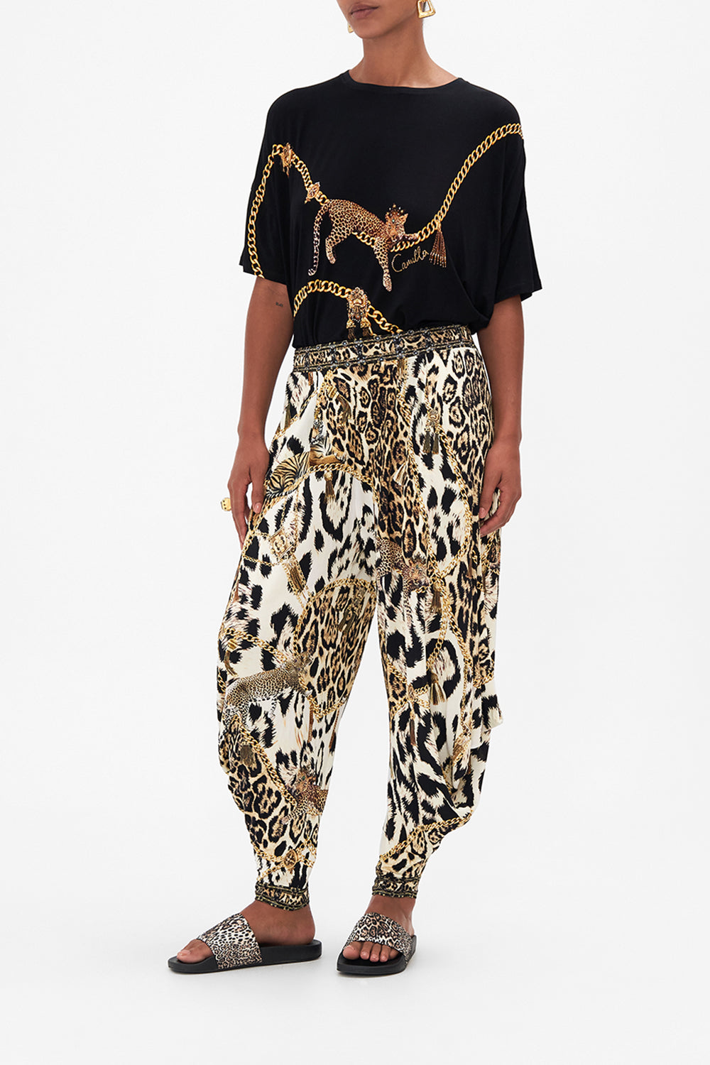 JERSEY DRAPE PANT WITH POCKET ROLE CALL