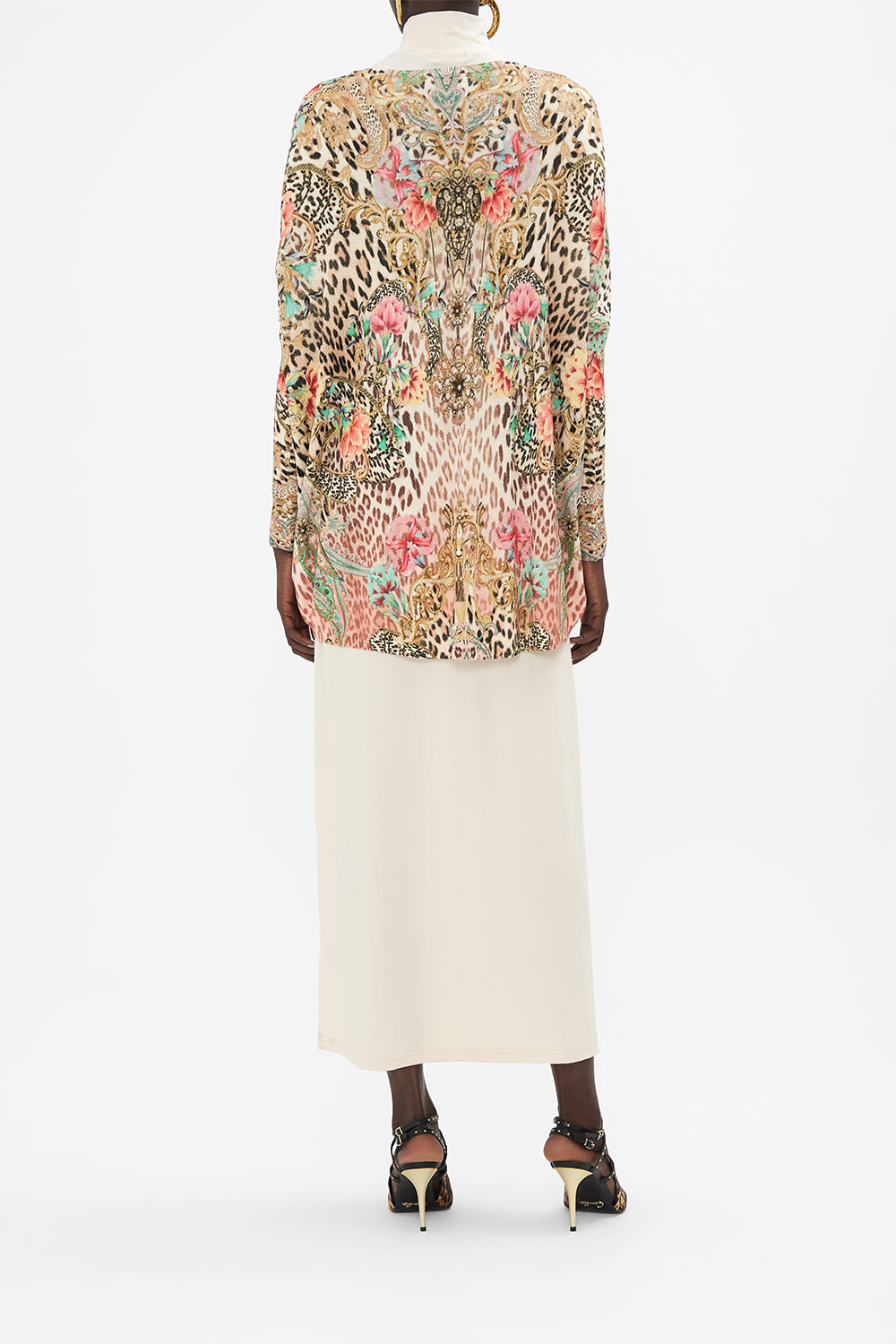 OVERSIZE LONG SLEEVE KNIT TOP QUEEN ATLANTIS