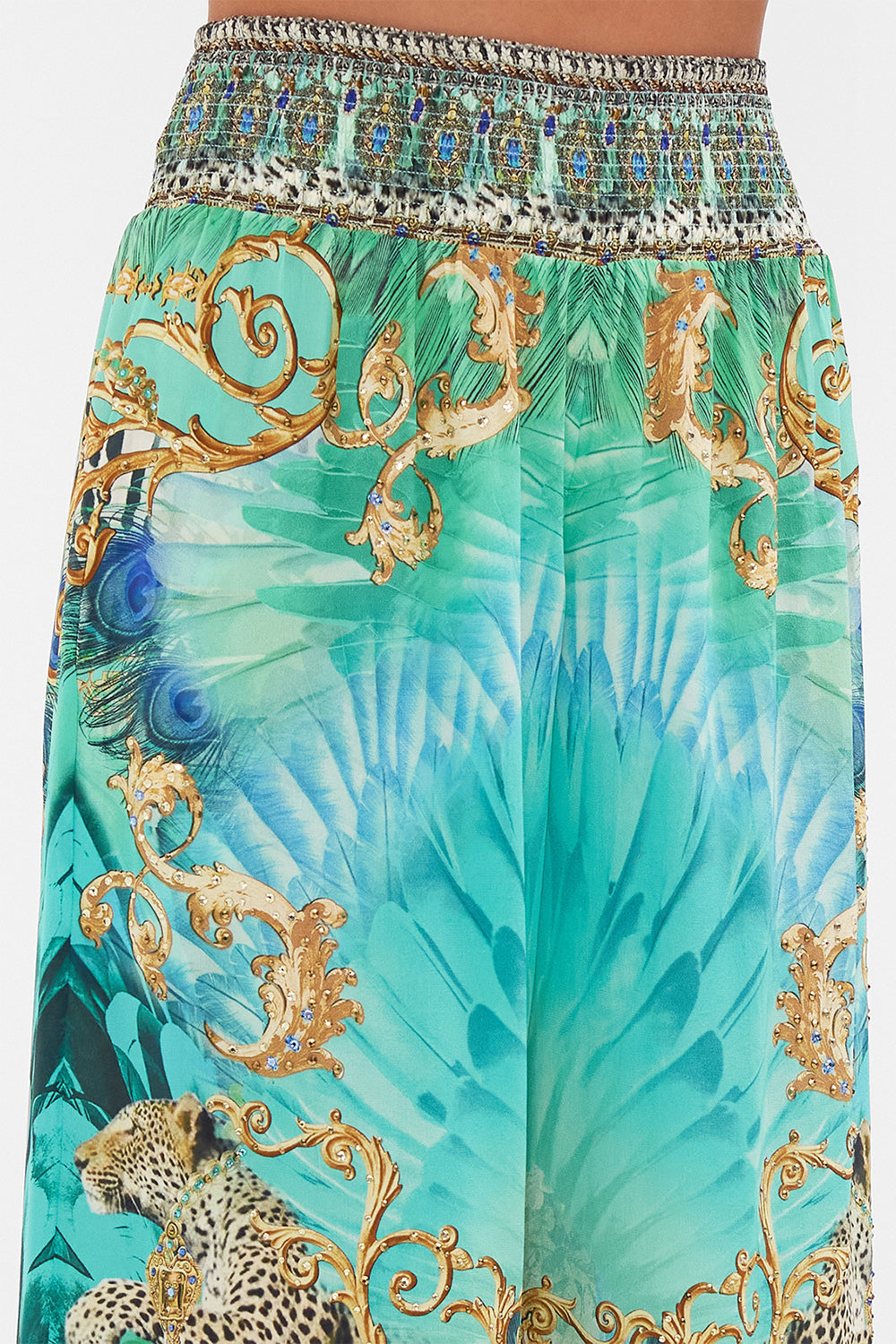 SHIRRED WAIST PANT LAY OF THE LAND