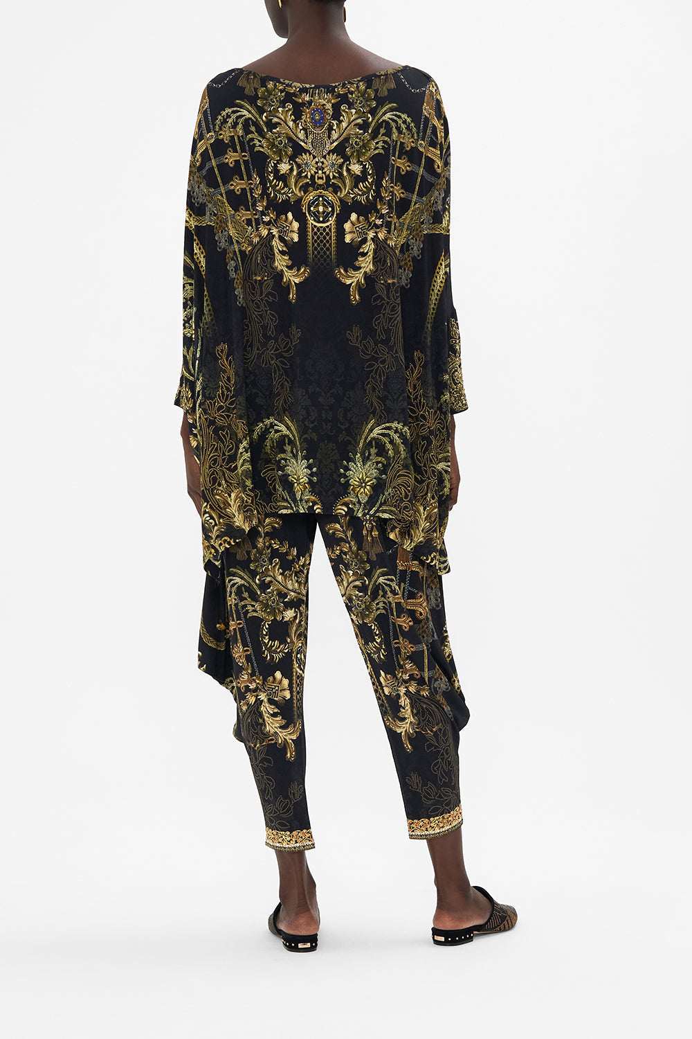 SCOOP NECK SLOUCH TEE THE NIGHT IS NOIR